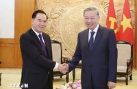 Tổng Bí thư Tô Lâm tiếp Chánh Văn phòng Trung ương Đảng Nhân dân Cách mạng Lào