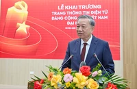 Tổng Bí thư dự lễ ra mắt Trang thông tin điện tử Đảng Cộng sản Việt Nam-Đại hội XIV