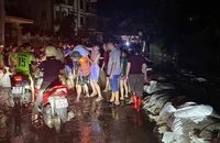 Lũ ngập chưa từng có ở Thái Nguyên: Trắng đêm gia cố đê, ngăn nước tràn vào thôn làng
