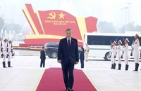 Tổng Bí thư Tô Lâm cùng các đại biểu đến dự Phiên họp trù bị Đại hội XIV của Đảng