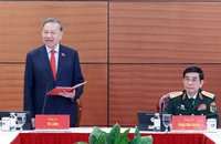 Chùm ảnh: Tổng Bí thư Tô Lâm, Thủ tướng Phạm Minh Chính và đại biểu thảo luận các văn kiện Đại hội XIV