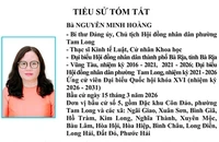 Chân dung bà Nguyễn Minh Hoàng, Chủ tịch HĐND phường Tam Long, ứng cử ĐBQH khóa XVI