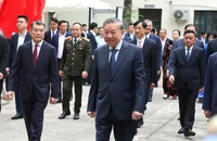 Hình ảnh Tổng Bí thư Tô Lâm cùng các lãnh đạo Đảng, Nhà nước đi bầu cử, thực hiện quyền cử tri