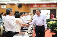 Tổng Bí thư, Chủ tịch nước Tô Lâm làm việc với Ban Thường vụ Thành ủy TP.HCM