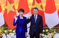 Thủ tướng Lê Minh Hưng chủ trì lễ đón chính thức Thủ tướng Nhật Bản Takaichi Sanae