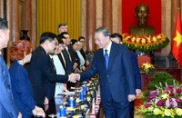 Tổng Bí thư, Chủ tịch nước Tô Lâm tiếp Trưởng đoàn các nước, chuyên gia, học giả và đại diện tổ chức quốc tế
