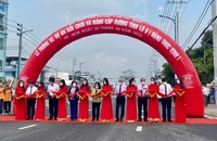 Chính thức thông xe đường Đặng Thúc Vịnh, xóa bỏ tình trạng ùn ứ, ngập nước