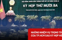Kỳ họp thứ 13 HĐND TP.HCM, Khóa X: Những nhiệm vụ trọng tâm thời gian tới