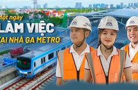 Cận cảnh một ngày làm việc của nhân viên tại các nhà ga metro số 1, TP.HCM