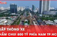 Video: Sắp thông xe hầm chui Nguyễn Văn Linh – Nguyễn Hữu Thọ 
