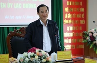 Quyền Bí thư Tỉnh ủy Lâm Đồng làm việc với Thành ủy Đà Lạt và Huyện ủy Lạc Dương 