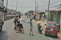Tạm giữ một thanh niên vụ đánh người vì suýt va chạm giao thông