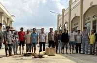 Công an Tây Ninh bắt 34 người trong hai tụ điểm đá gà, lắc tài xỉu