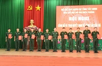 Tây Ninh: Điều động, bổ nhiệm 110 sĩ quan Biên phòng nhận nhiệm vụ mới