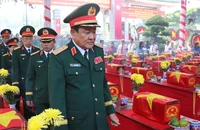 Đưa 172 hài cốt liệt sĩ hy sinh tại Campuchia về với đất mẹ