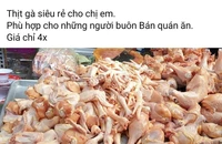 Nhiều trường hợp buôn bán thực phẩm trên các trang mạng xã hội không rõ nguồn gốc. Ảnh: NGUYÊN VÕ