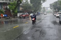 Mưa lớn ở Bình Chánh, Hóc Môn, Củ Chi và nhiều nơi tại TP.HCM