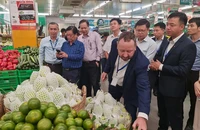 Bộ trưởng Bộ NN&PTNT Lê Minh Hoan khảo sát chợ có quy mô lớn nhất TP.HCM