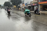 Sáng sớm hôm nay, nhiều khu vực ở TP.HCM mưa lớn