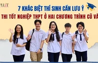 7 khác biệt thí sinh cần lưu ý khi thi tốt nghiệp THPT theo chương trình cũ và mới 