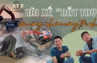 VIDEO ĐIỀU TRA: Tài xế 'bắt tay' với công nhân để tuồn cát công trình ra ngoài