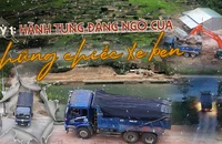 VIDEO ĐIỀU TRA: Hành tung đáng ngờ của những xe ben trong công trình bờ kè ở Quảng Ngãi 