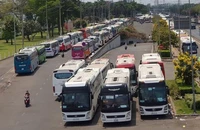 Công ty TNHH PouYuen trong những ngày dịch chưa bùng phát tại TP.HCM. Ảnh: N.TÂN