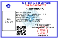thẻ BHYT mẫu mới