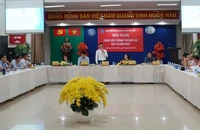Ông Lò Quân Hiệp, Giám đốc BHXH TP.HCM phát biểu trong buổi cung cấp thông tin cho báo chí. Ảnh: NGUYỄN HIỀN