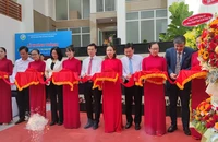 Buổi lễ khánh thành Trung tâm Quan trắc TNMT. Ảnh: NGUYỄN HIỀN