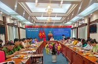 Đoàn Đại biểu Quốc hội TP.HCM lấy ý kiến góp ý dự án Luật Tư pháp người chưa thành niên. Ảnh: NGUYỄN HIỀN