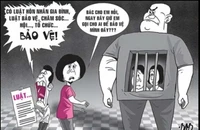 Sau khi ly hôn, người chồng ngăn cản vợ thăm con có thể bị xử phạt vi phạm hành chính từ 5- 10 triệu đồng. Ảnh minh họa