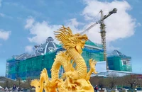 Dân mạng trầm trồ với linh vật rồng ở Phú Thọ