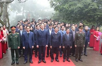 Phú Thọ dâng hương tưởng niệm các Vua Hùng dịp Tết