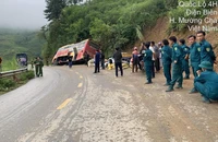 Xe giường nằm mất phanh ở đoạn dốc, 1 người tử vong nhiều người bị thương