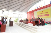 Phiên tòa trong trường học xét xử 8 bị cáo gây rối trật tự công cộng