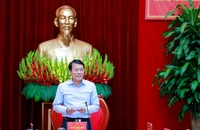 Bộ trưởng Lương Tam Quang làm việc với Ban Thường vụ Tỉnh ủy Phú Thọ, Hòa Bình, Vĩnh Phúc
