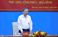 Tổng Bí thư Tô Lâm làm việc với Ban Thường vụ Tỉnh ủy Phú Thọ, Vĩnh Phúc, Hòa Bình