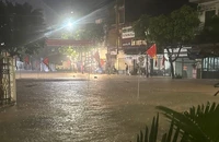 Mưa lớn gây ngập tại Phú Thọ, Thái Nguyên 