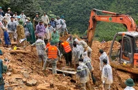 Tìm thấy thi thể đầu tiên trong vụ sạt lở vùi lấp 4 người ở Tuyên Quang