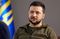 Tổng thống Ukraine Volodymyr Zelensky.