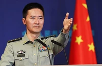 Phát ngôn viên Bộ Quốc phòng Trung Quốc Tan Kefei.