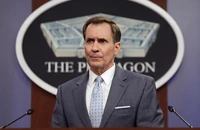Ông John Kirby - phát ngôn viên của Hội đồng An ninh Quốc gia Mỹ.