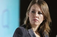 Bà Ksenia Sobchak - phát thanh viên nổi tiếng và là cựu ứng cử viên tổng thống Nga.