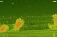 Hình ảnh lực lượng vũ trang Nga tiêu diệt đoàn quân tiếp viện Ukraine qua máy ảnh nhiệt hồng ngoại.