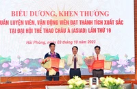 Hải Phòng thưởng cho thầy trò xạ thủ Phạm Quang Huy 338,6 triệu 