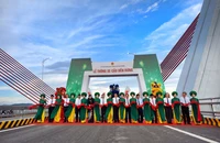 Chủ tịch Quốc hội Trần Thanh Mẫn dự lễ thông xe cầu Bến Rừng nối Hải Phòng - Quảng Ninh