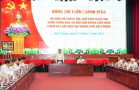 Chủ tịch Quốc hội: Hải Phòng tập trung làm giàu từ biển, phát triển công nghiệp xanh