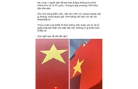 Từ việc sơn hình cờ Tổ quốc lên tường nhà ở Quảng Ninh: Vẽ và treo quốc kỳ sao cho đúng?