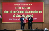 Bộ Chính trị chuẩn y ông Nguyễn Khắc Thận làm Bí thư Tỉnh ủy Thái Bình